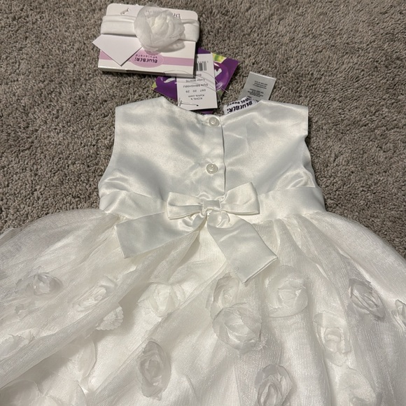 NWT Blueberi Boulevard 2-pc. Floral Applique Fit and Flare Dress & Headband Set - Picture 6 of 11